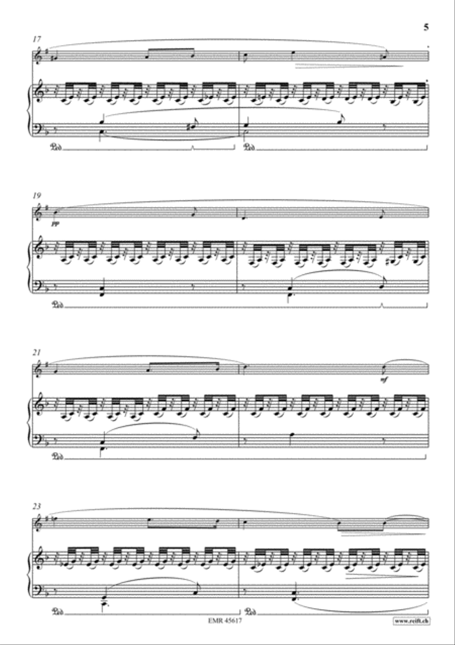 An Einsamer Quelle Euphonium scores gallery preview page 5