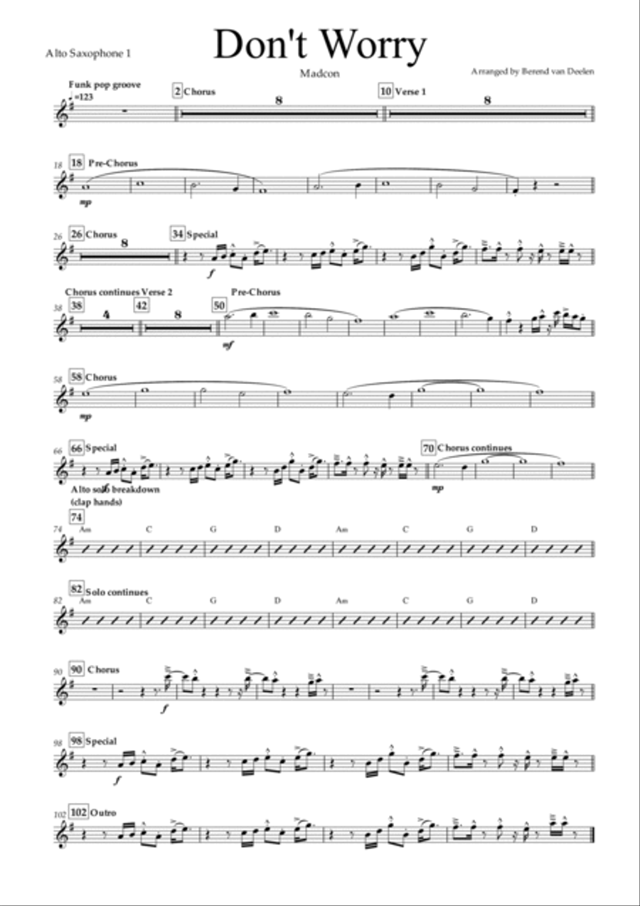 Don't Worry Jazz Ensemble scores gallery preview page 2