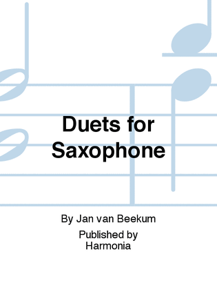 Duets for Saxophone