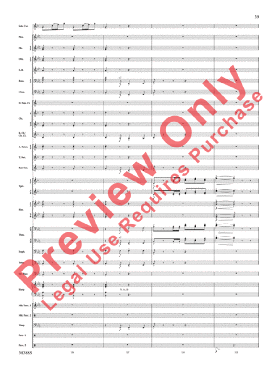 Napoli Napoli Concert Band scores gallery preview page 40
