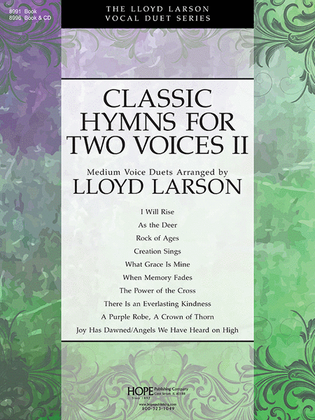 Book cover for Classic Hymns For Two Voices, Vol. 2-Score