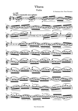 Vltava - Bedrich Smetana (violin part)