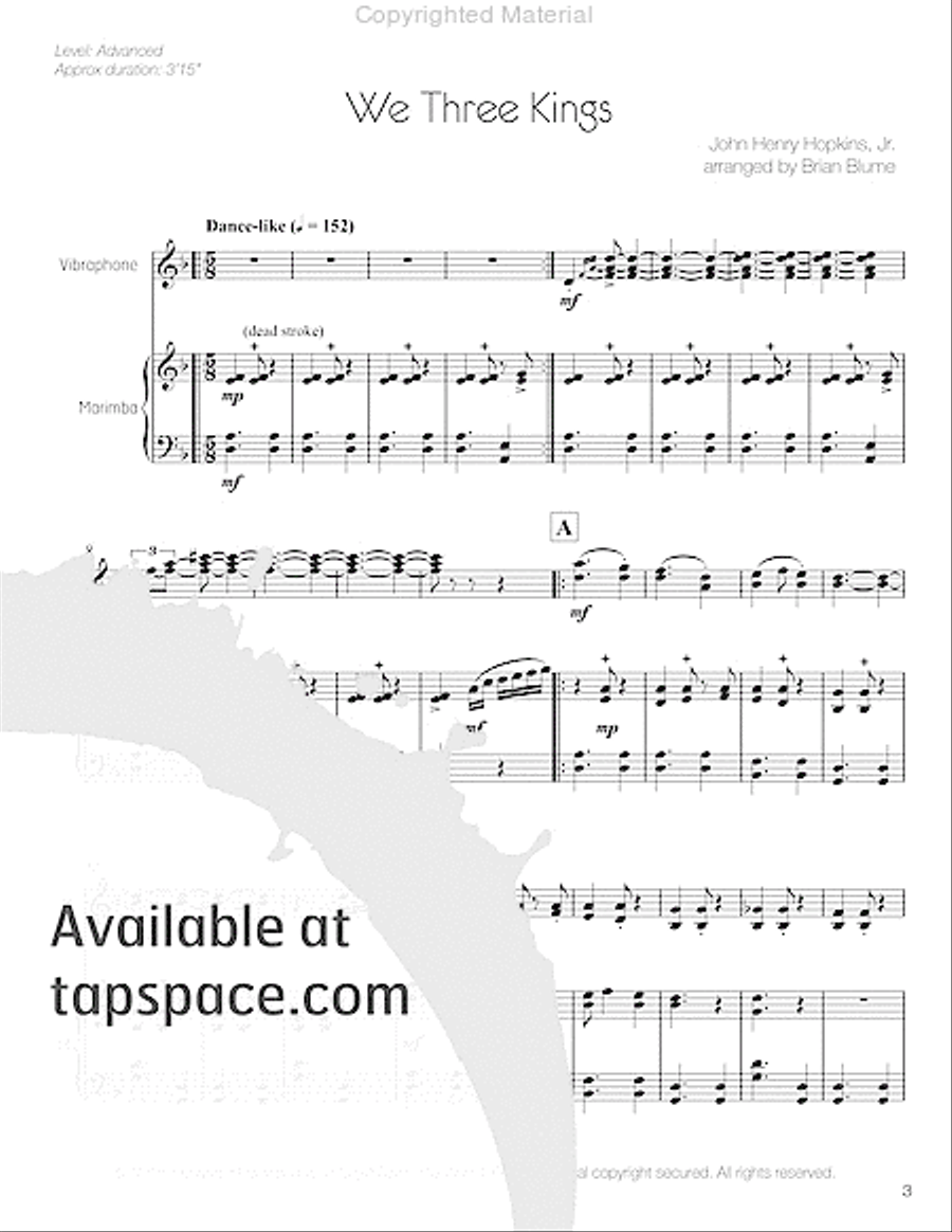 Winterludes for Two Winterludes for Two Marimba scores gallery preview page 6