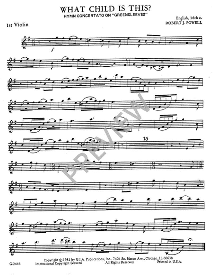 What Child Is This - Instrument edition Cello scores gallery preview page 2