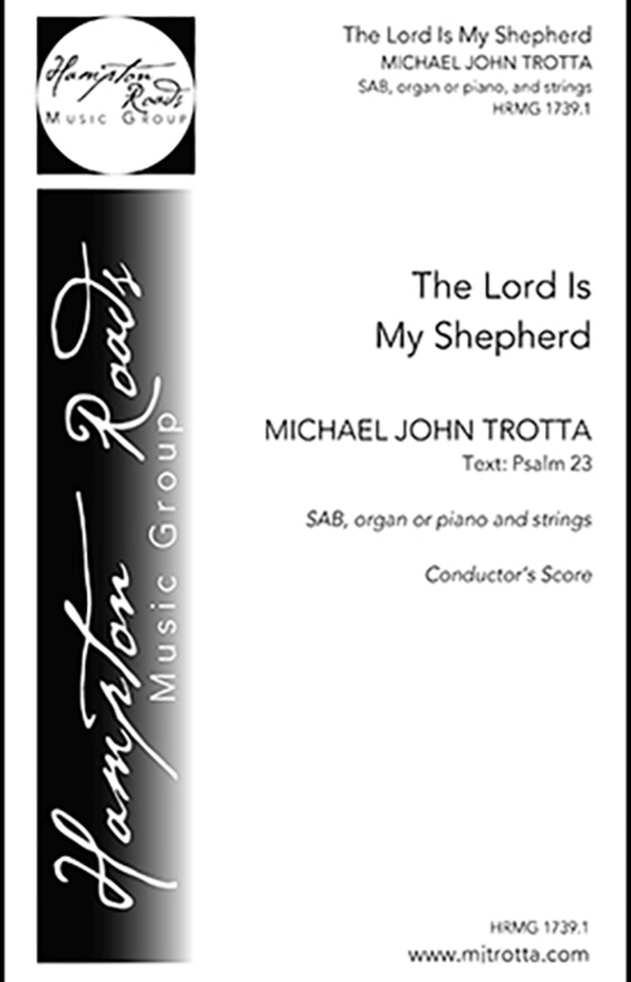 The Lord is My Shepherd Full Score for SAB Only