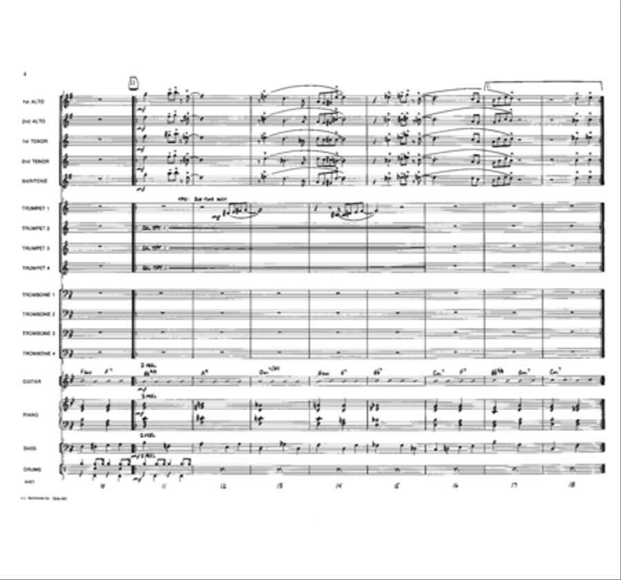 Exit 135 North Exit 135 North Jazz Ensemble scores gallery preview page 3