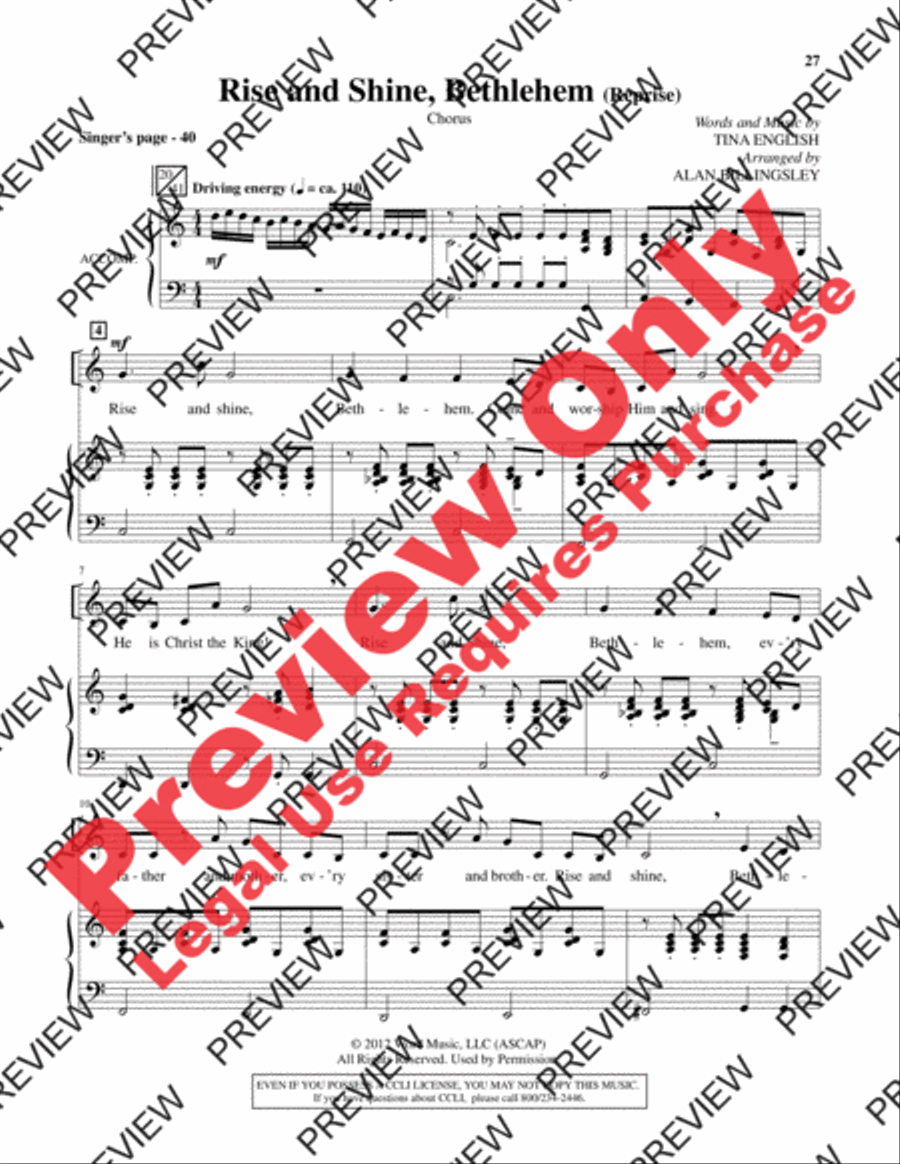O Little Christmas Town O Little Christmas Town Choir scores gallery preview page 6