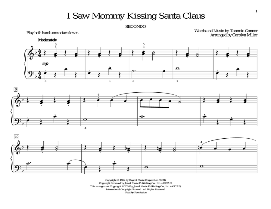 I Saw Mommy Kissing Santa Claus