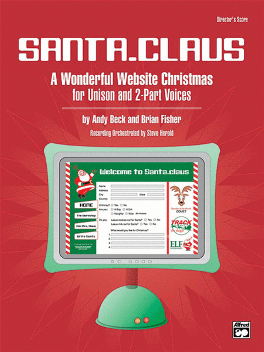 Santa.Claus - Director's Score Unison Choir scores gallery preview page 1