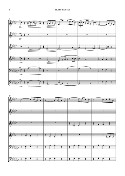 Böhme: Brass Sextet (Trompeten-Sextett) Op. 30 image number null