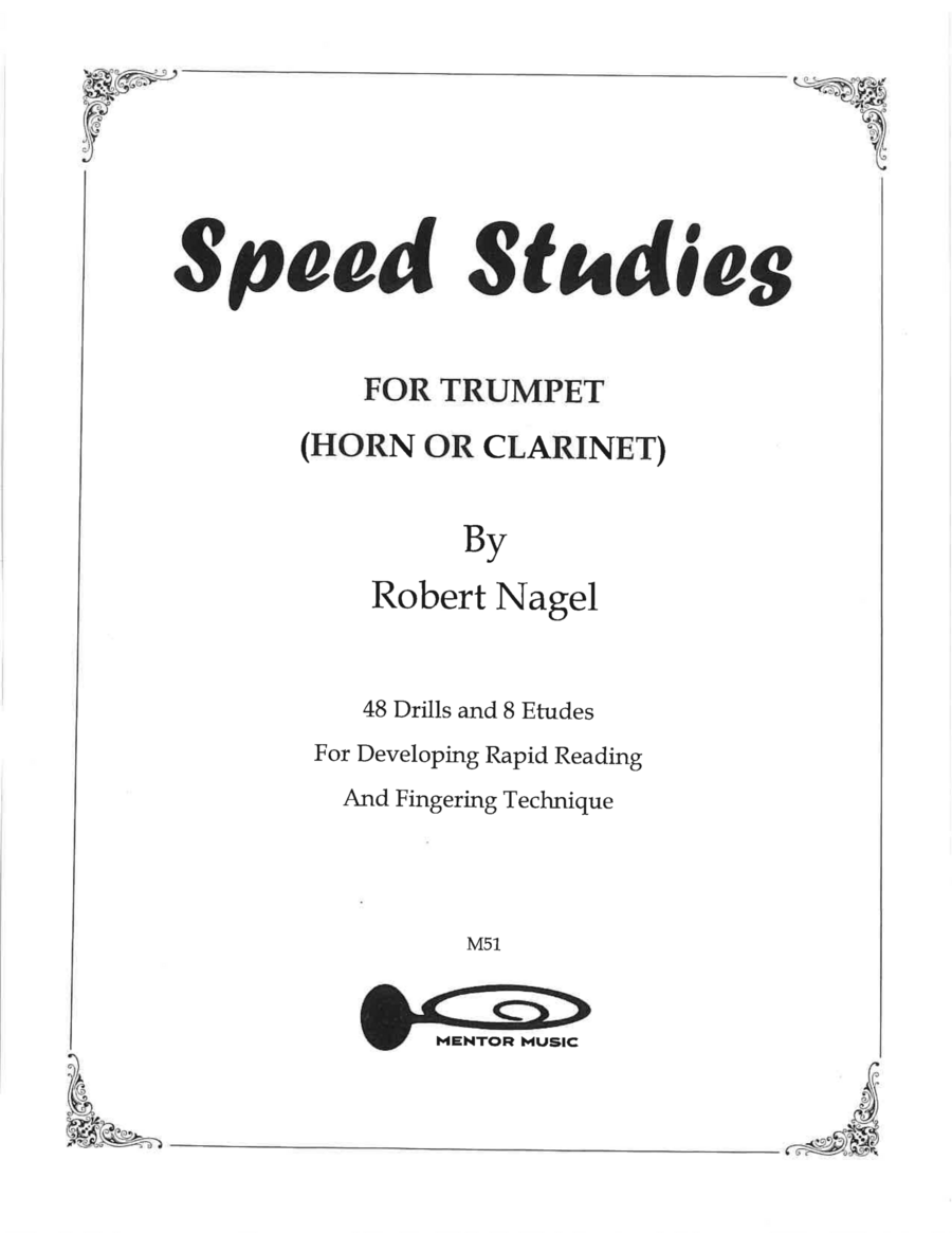 Speed Studies for Trumpet B-Flat Trumpet scores gallery preview page 1