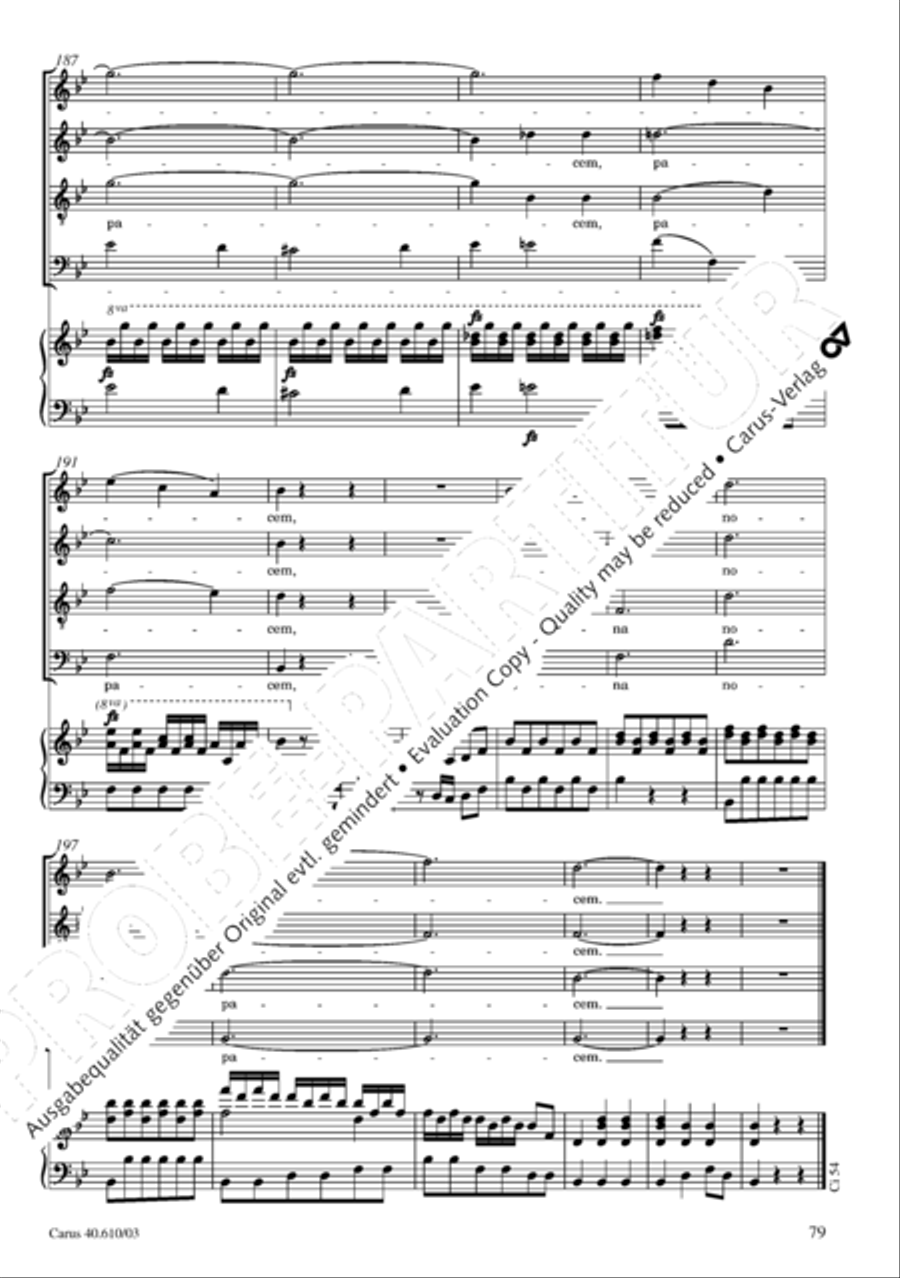 Theresienmesse in B 4-Part scores gallery preview page 80