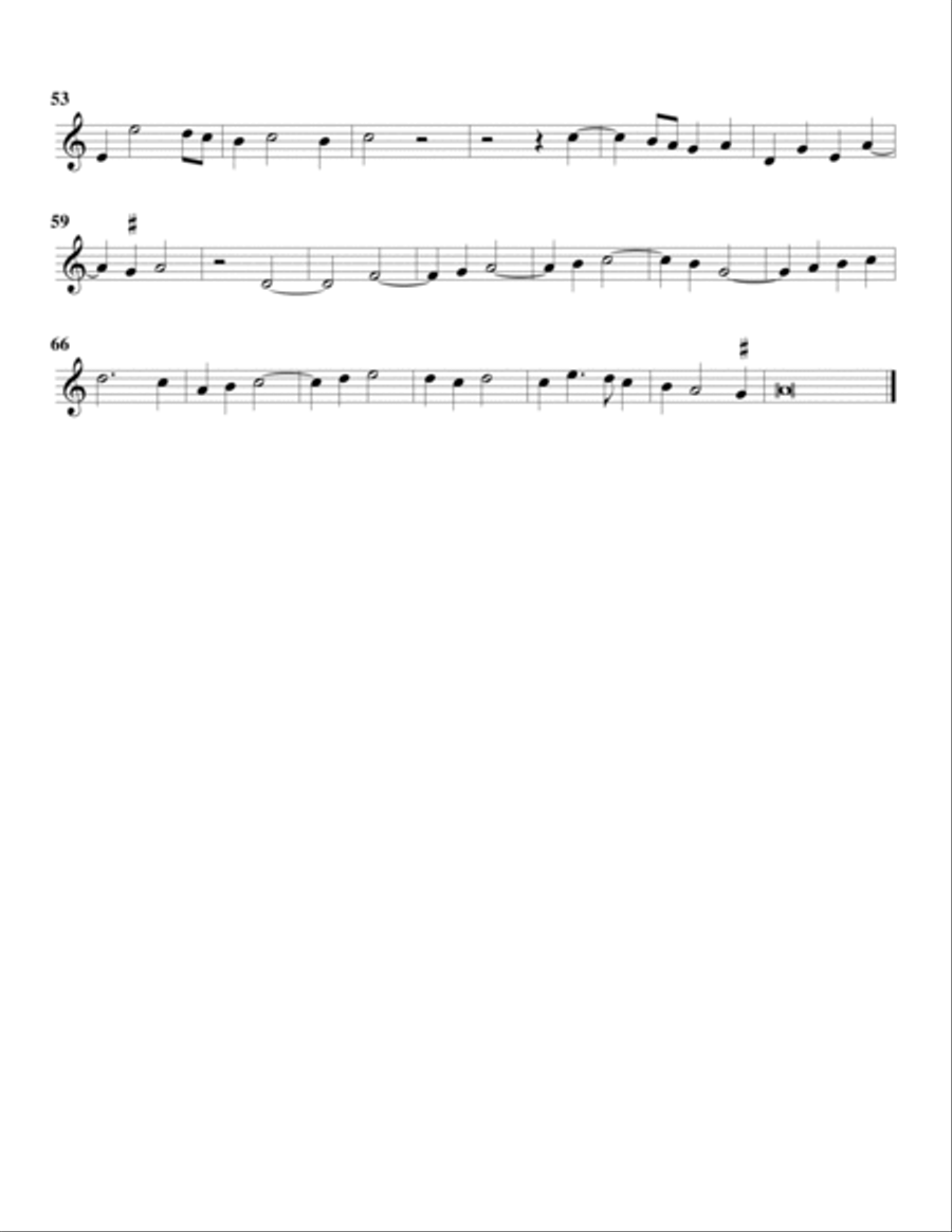 Fors seulement (arrangement for 4 recorders) Small Ensemble scores gallery preview page 4