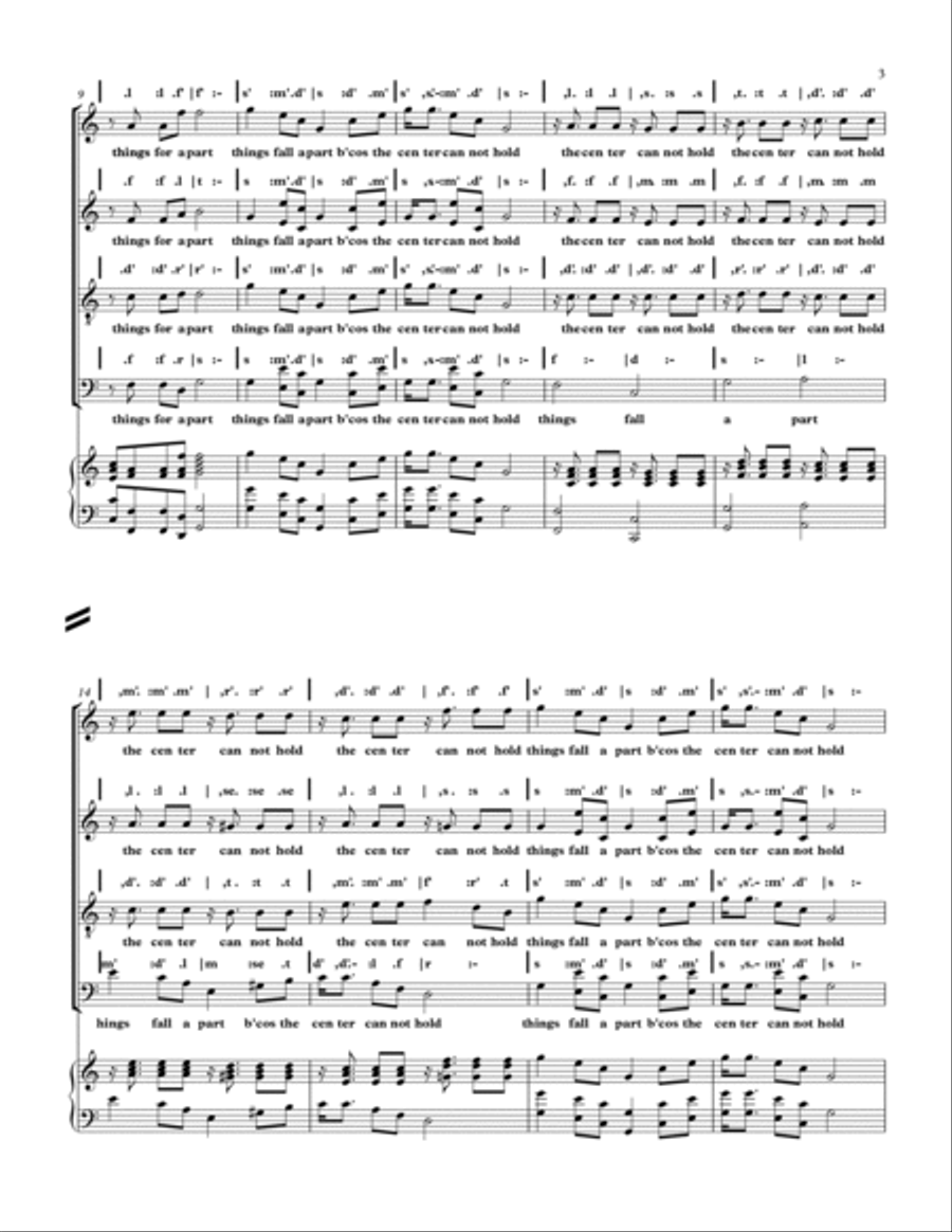 My Igbo Folk Songs A Cappella scores gallery preview page 3