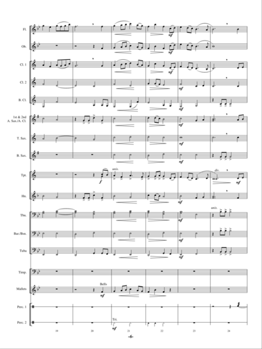Whispering Ridge Whispering Ridge Concert Band scores gallery preview page 5