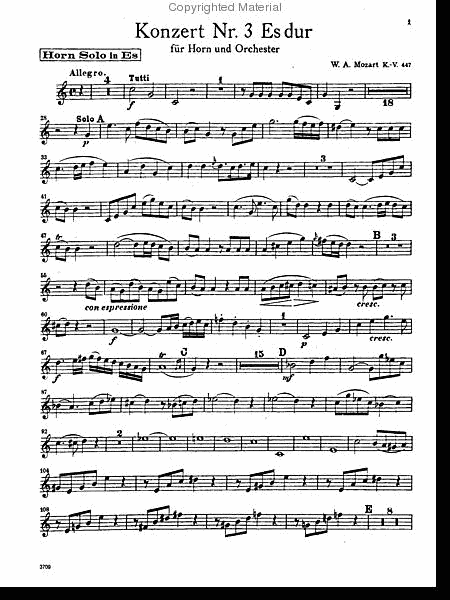 Horn Concerto No. 3 in E-flat Major, K. 447 (Orch.)