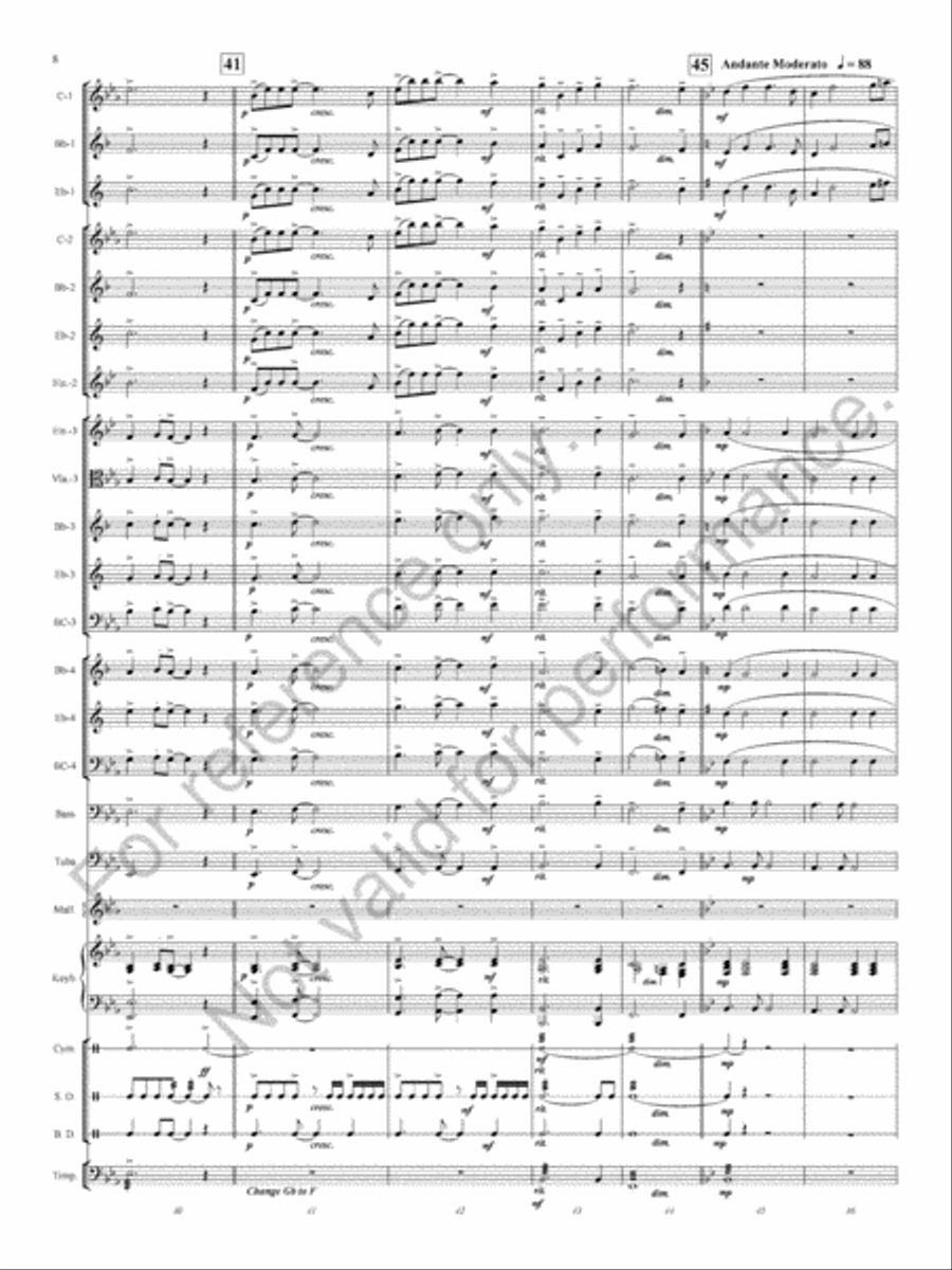 Ashland Park Concert Band scores gallery preview page 10
