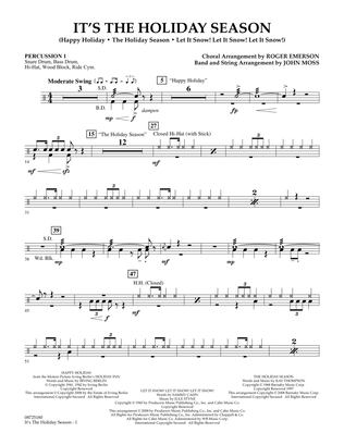 It's The Holiday Season - Percussion 1