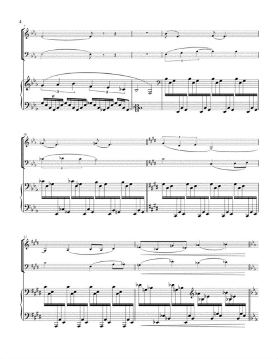 Thirty Year Departure Piano Trio scores gallery preview page 4
