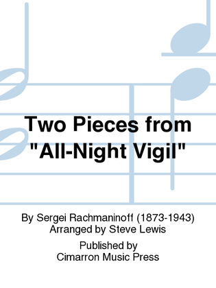 Book cover for Two Pieces from "All-Night Vigil"