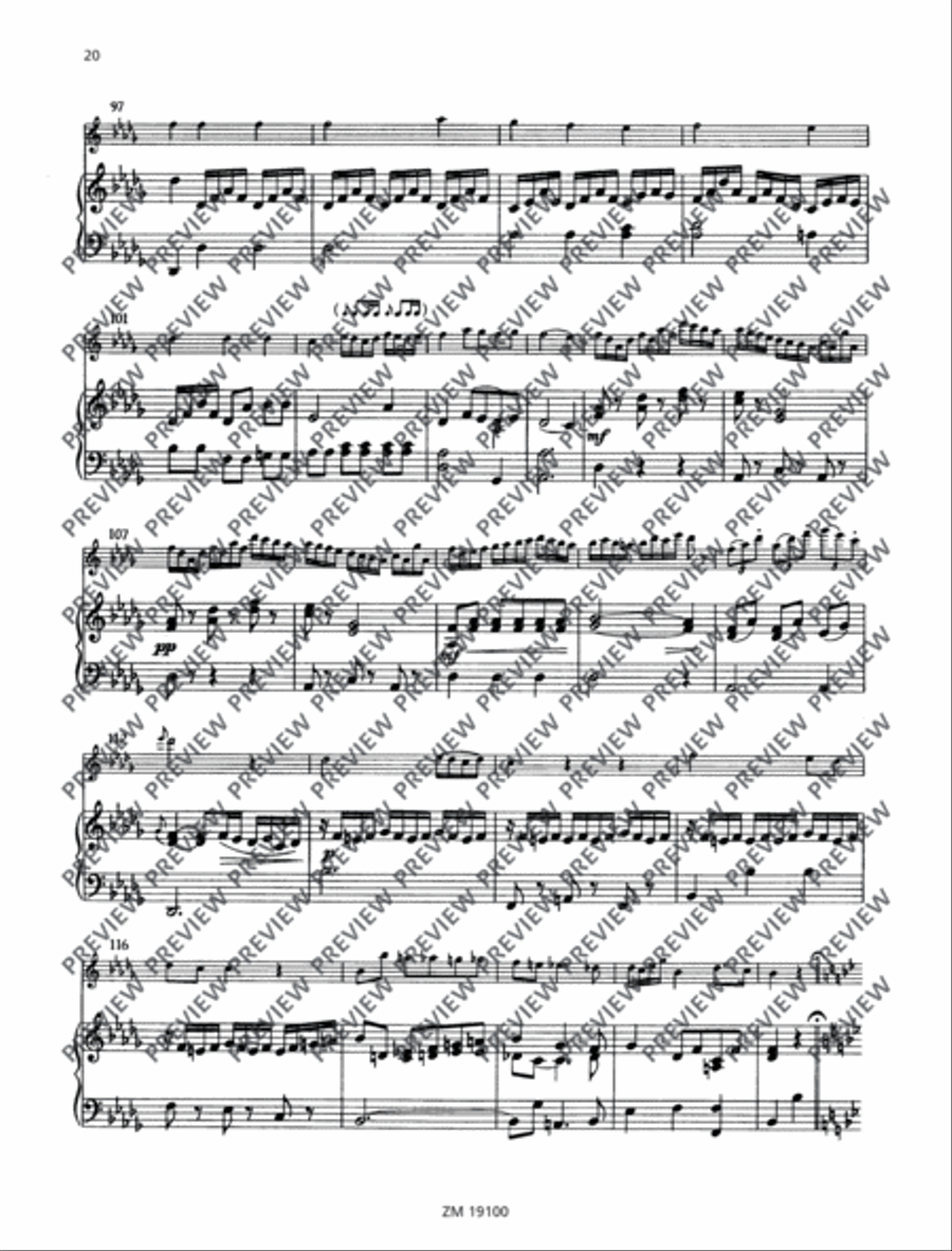 Sonata Sonata Flute Solo scores gallery preview page 21
