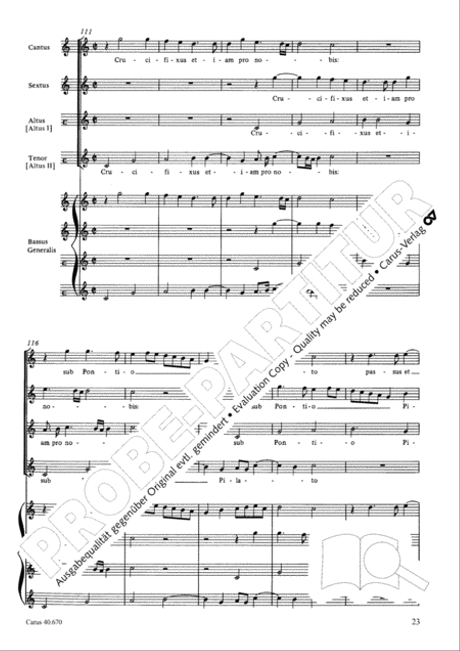 Missa in illo tempore Choir scores gallery preview page 36