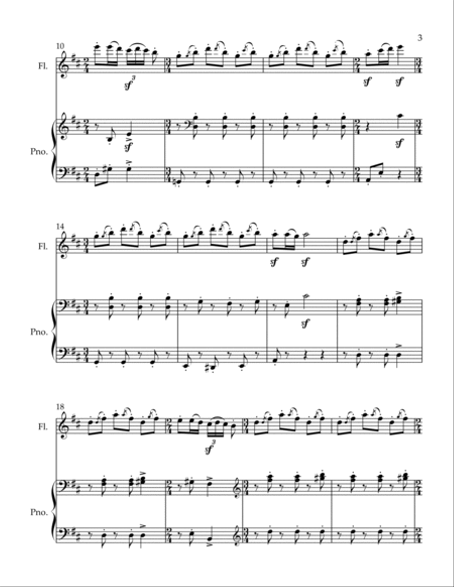Romanian Folk Dances Romanian Garden Gate Flute Solo scores gallery preview page 3