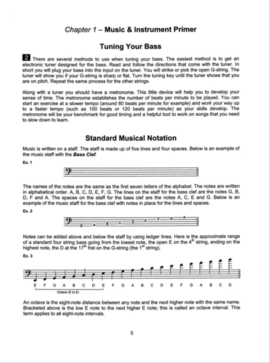 Blues Bass Method - School of the Blues Bass Guitar scores gallery preview page 6