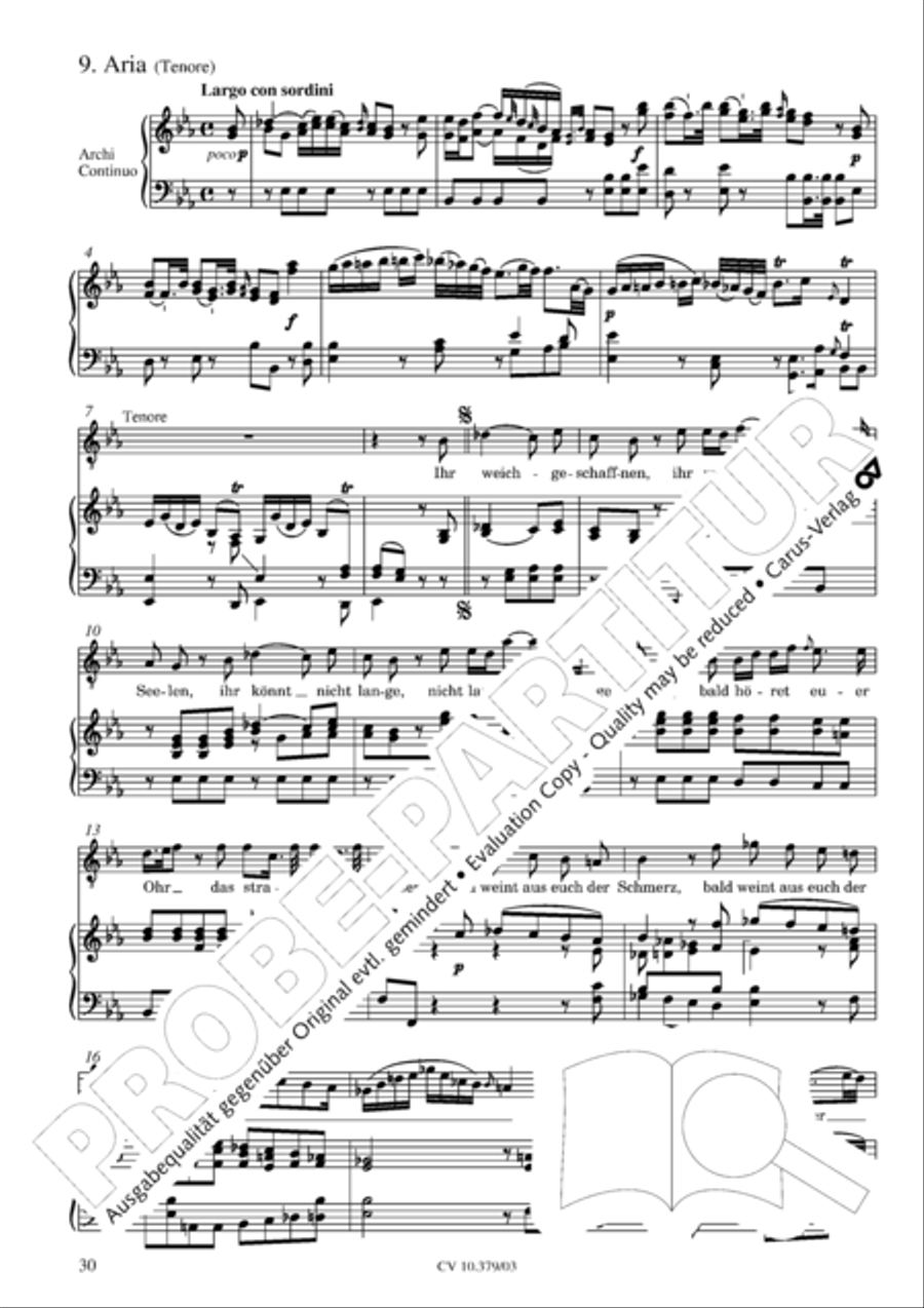 Der Tod Jesu 4-Part scores gallery preview page 31