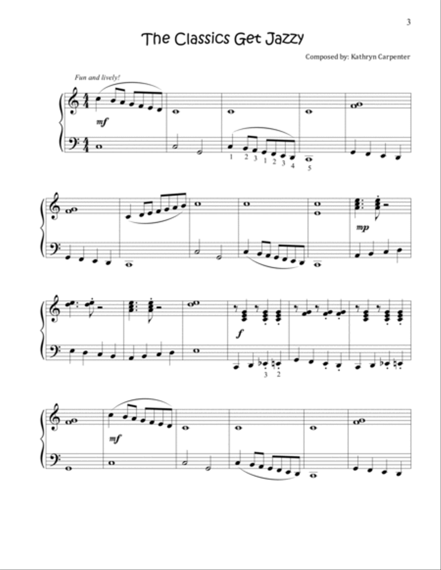 It's Time to Boogie: Jazz Piano for Kids Piano Solo scores gallery preview page 3