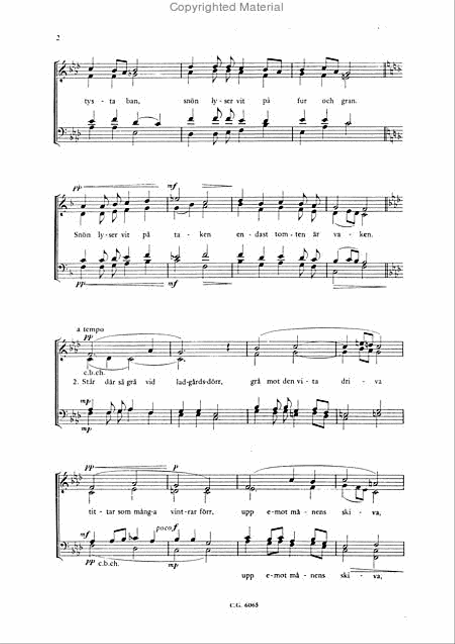 Tomten Tomten 4-Part scores gallery preview page 3
