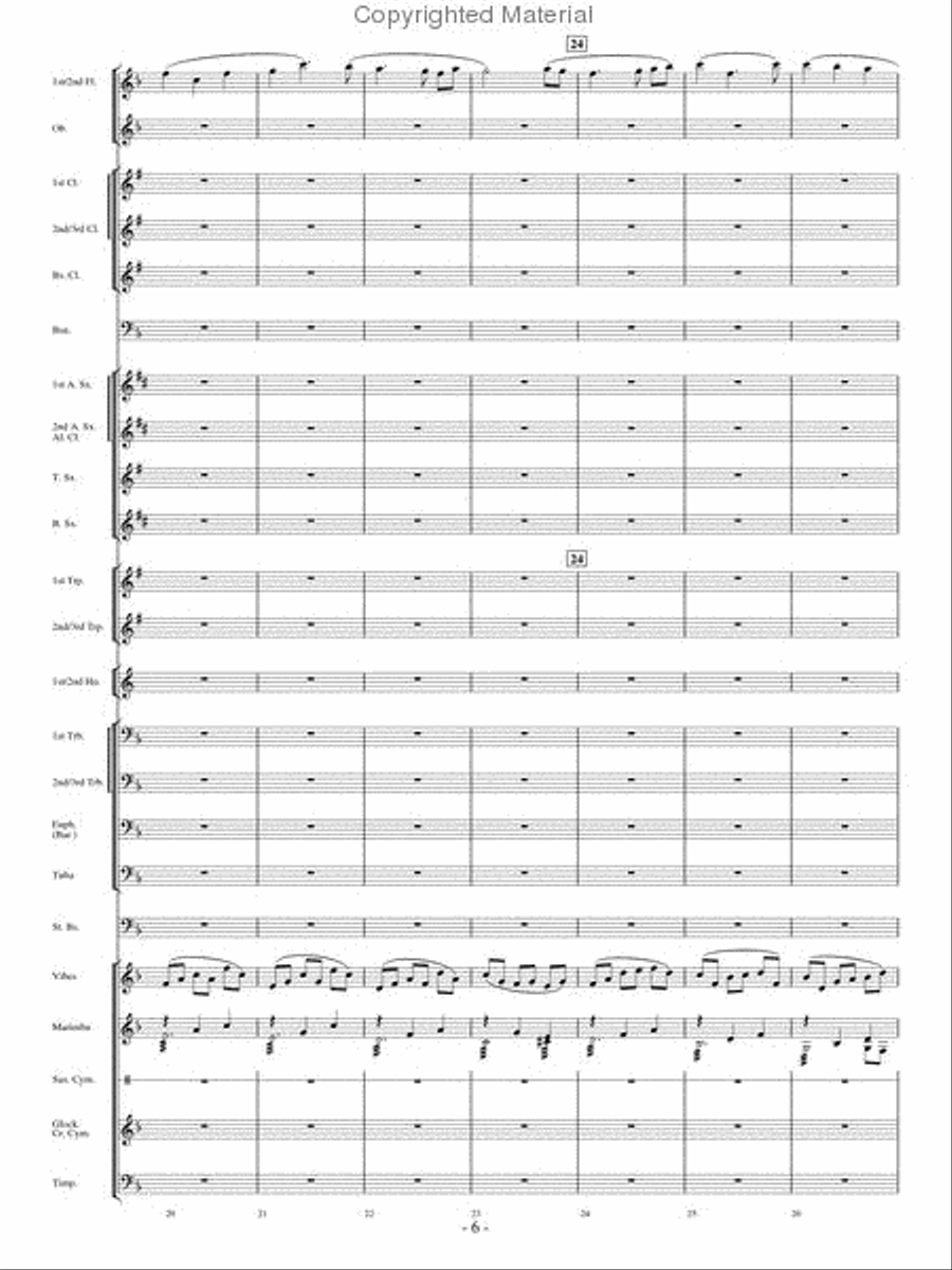 Heaven's Light Concert Band scores gallery preview page 5