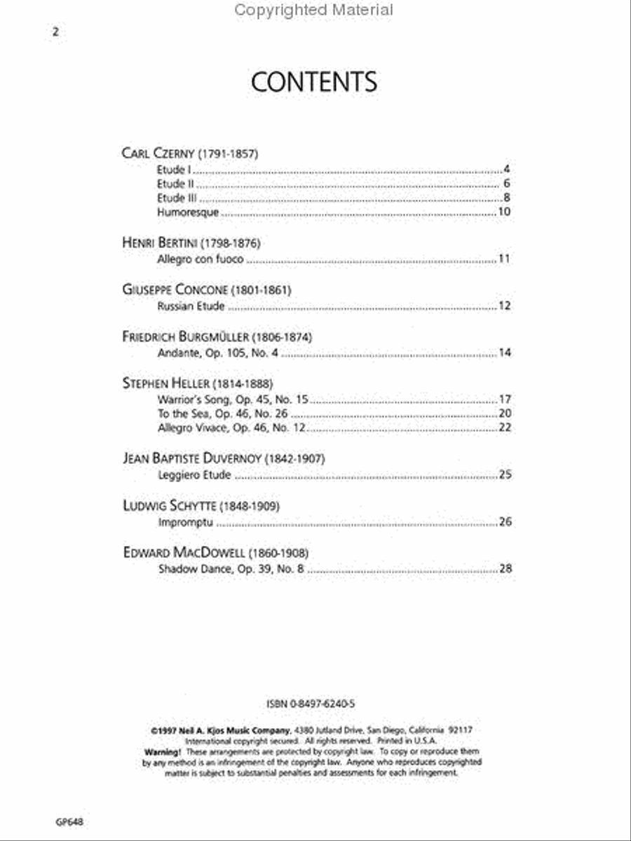 Piano Etudes Level 8 Piano Etudes Level 8 Piano Method scores gallery preview page 2