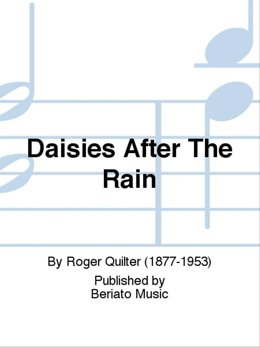 Daisies After The Rain Piano, Vocal, Guitar scores gallery preview page 1