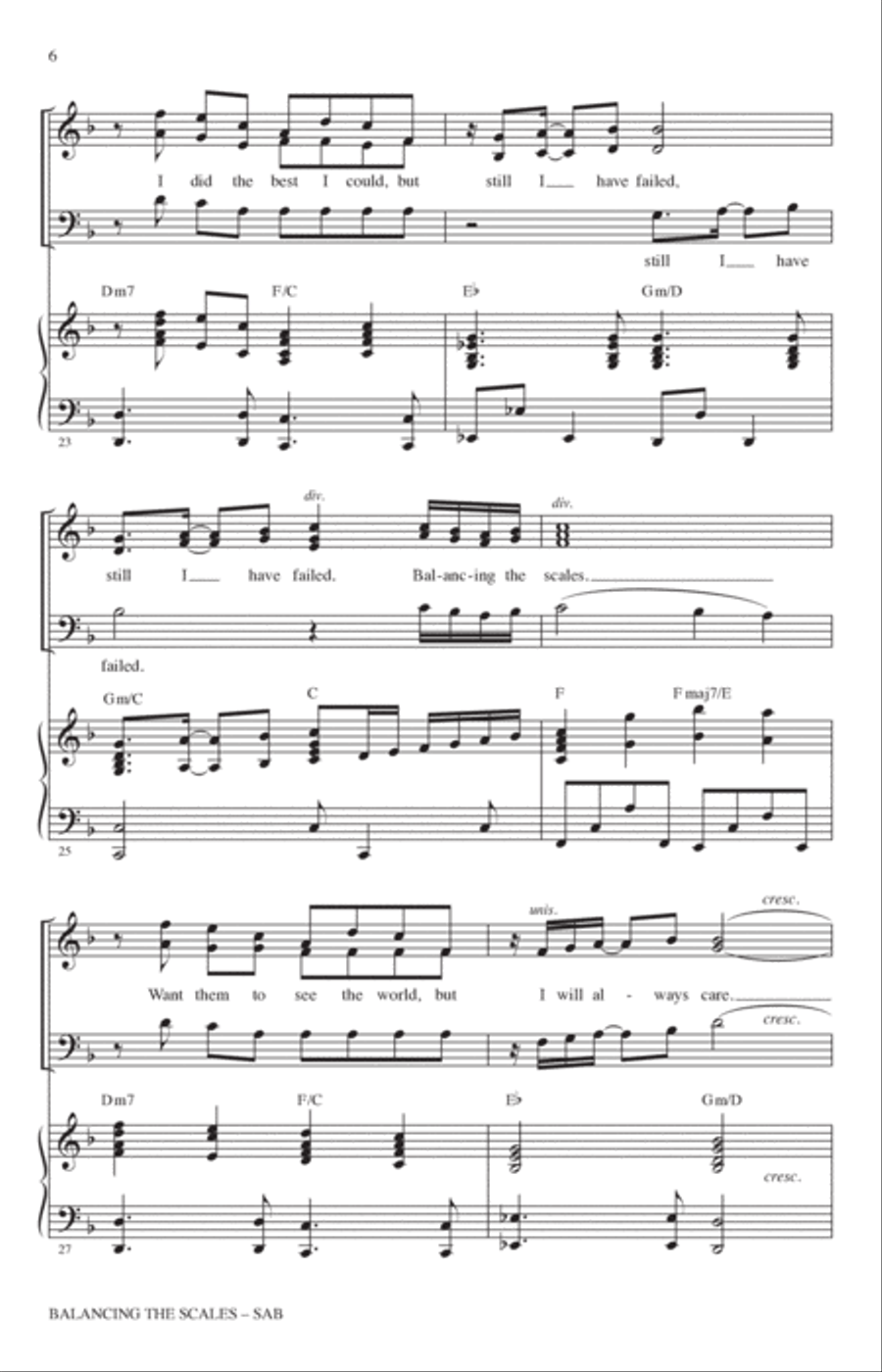 Balancing The Scales (from The Unofficial Bridgerton Musical) (arr. Mac Huff) 3-Part scores gallery preview page 5