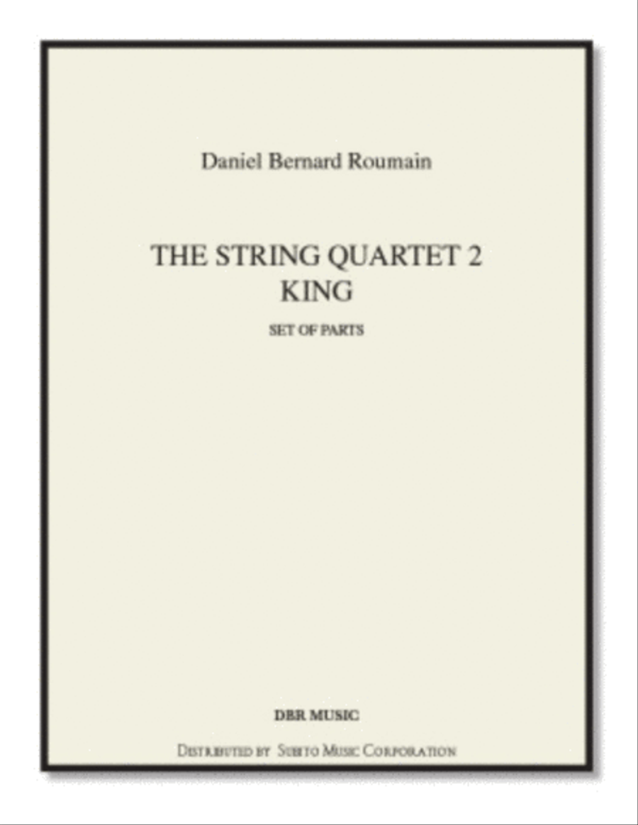 String Quartet No. 2: King (parts) String Quartet scores gallery preview page 1