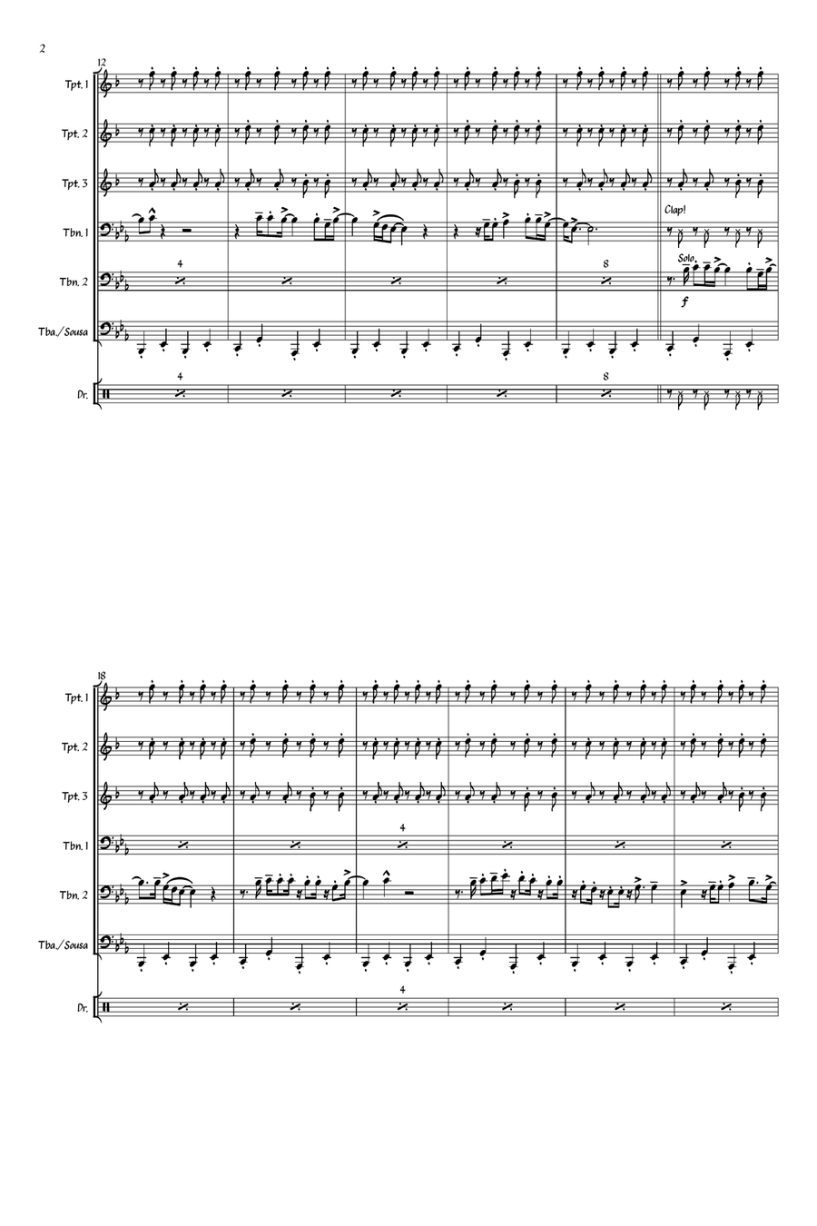 Wake Me Up Small Ensemble scores gallery preview page 2