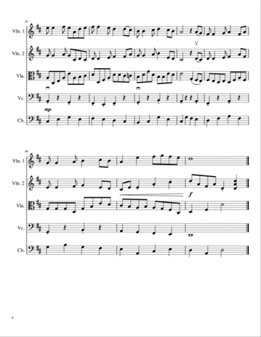 Windy Friday String Quartet scores gallery preview page 6