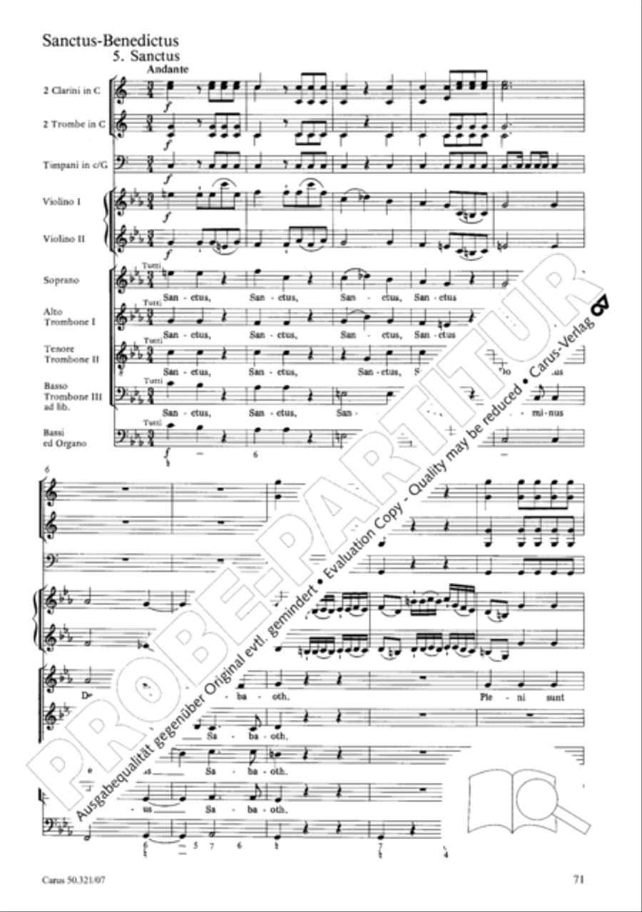 Requiem in C minor Requiem in C minor 4-Part scores gallery preview page 78