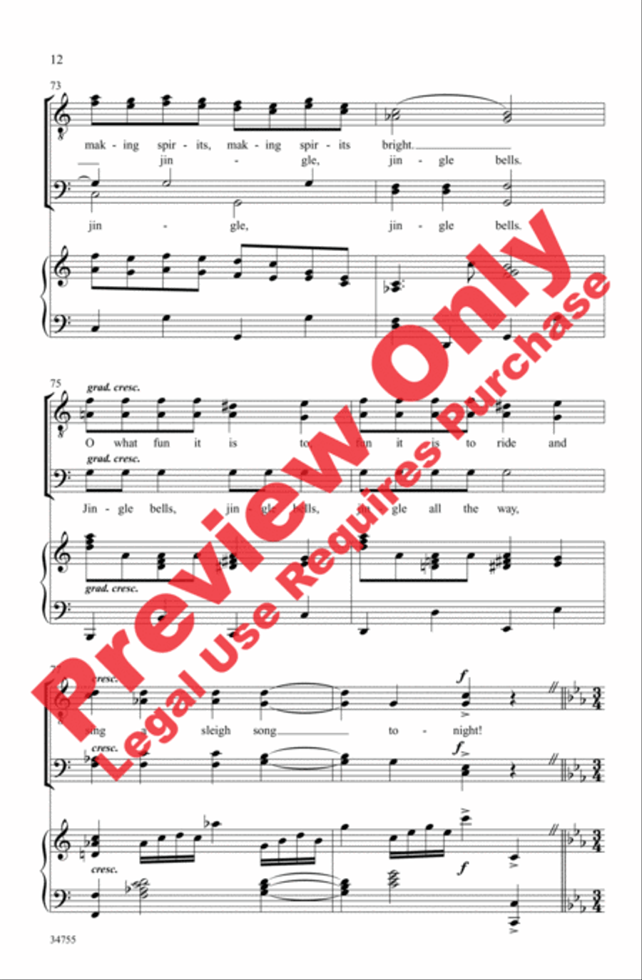 Nutcracker Jingles Nutcracker Jingles Men's Choir scores gallery preview page 11