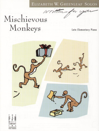 Book cover for Mischievous Monkeys