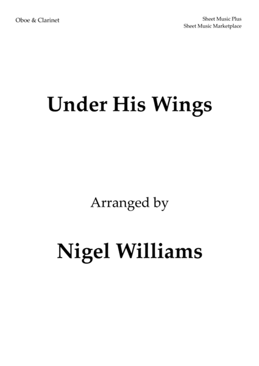 Under His Wings, for Oboe and Clarinet image number null