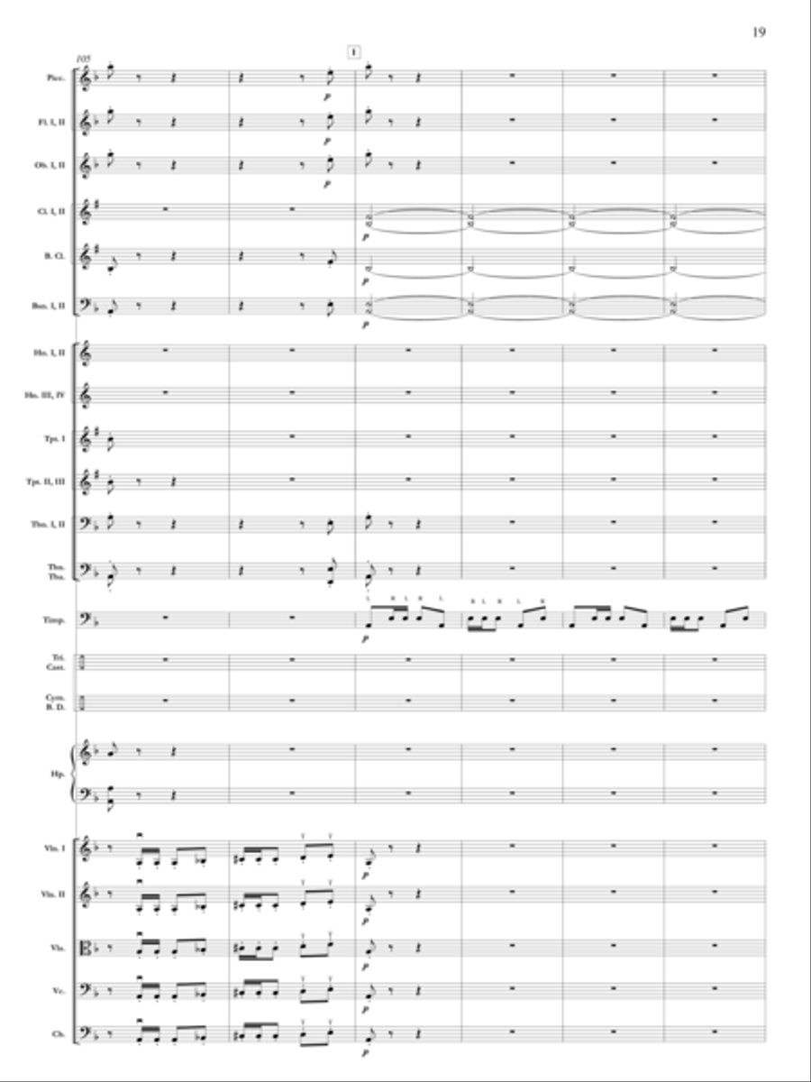 Samson Et Dalila, Op. 47: Danse Bacchanale Orchestra scores gallery preview page 20