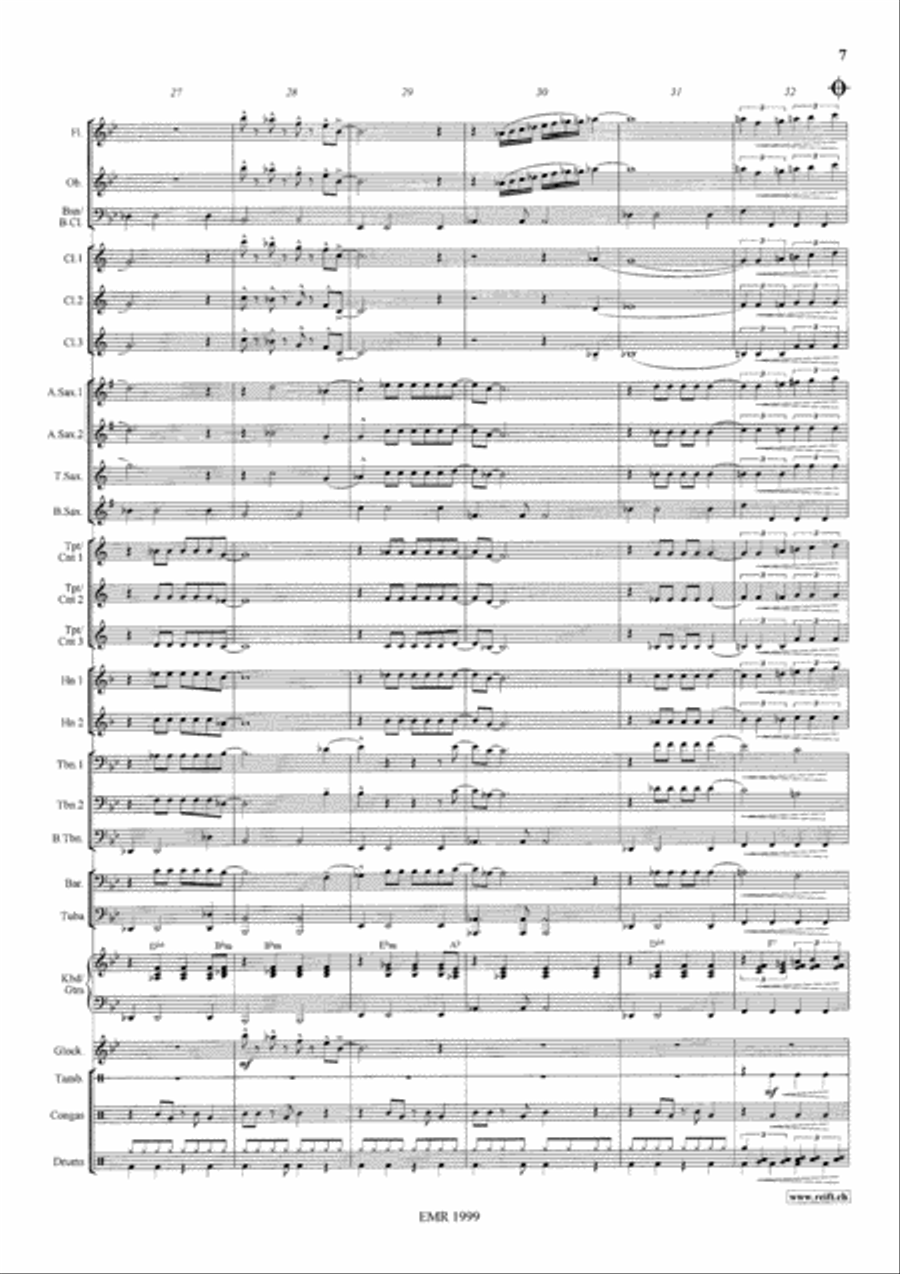 La Musique La Musique Concert Band scores gallery preview page 8