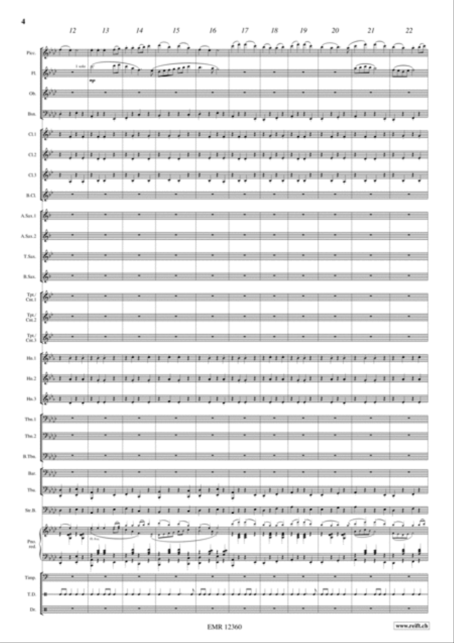 Spanish Lady Concert Band scores gallery preview page 4