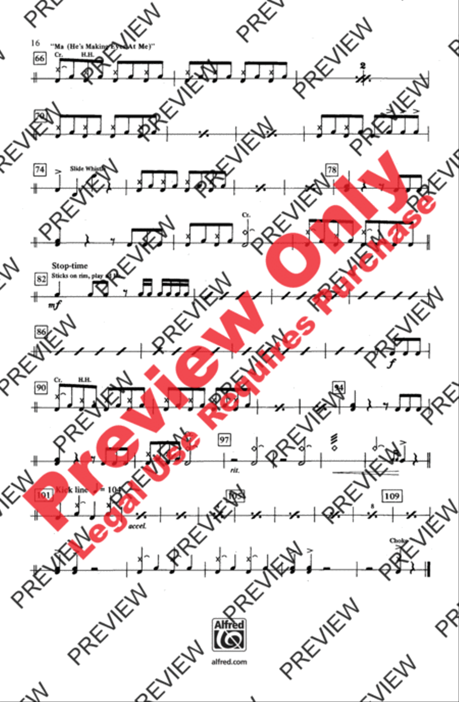 Anything Goes! (A '20s Medley) 4-Part scores gallery preview page 15