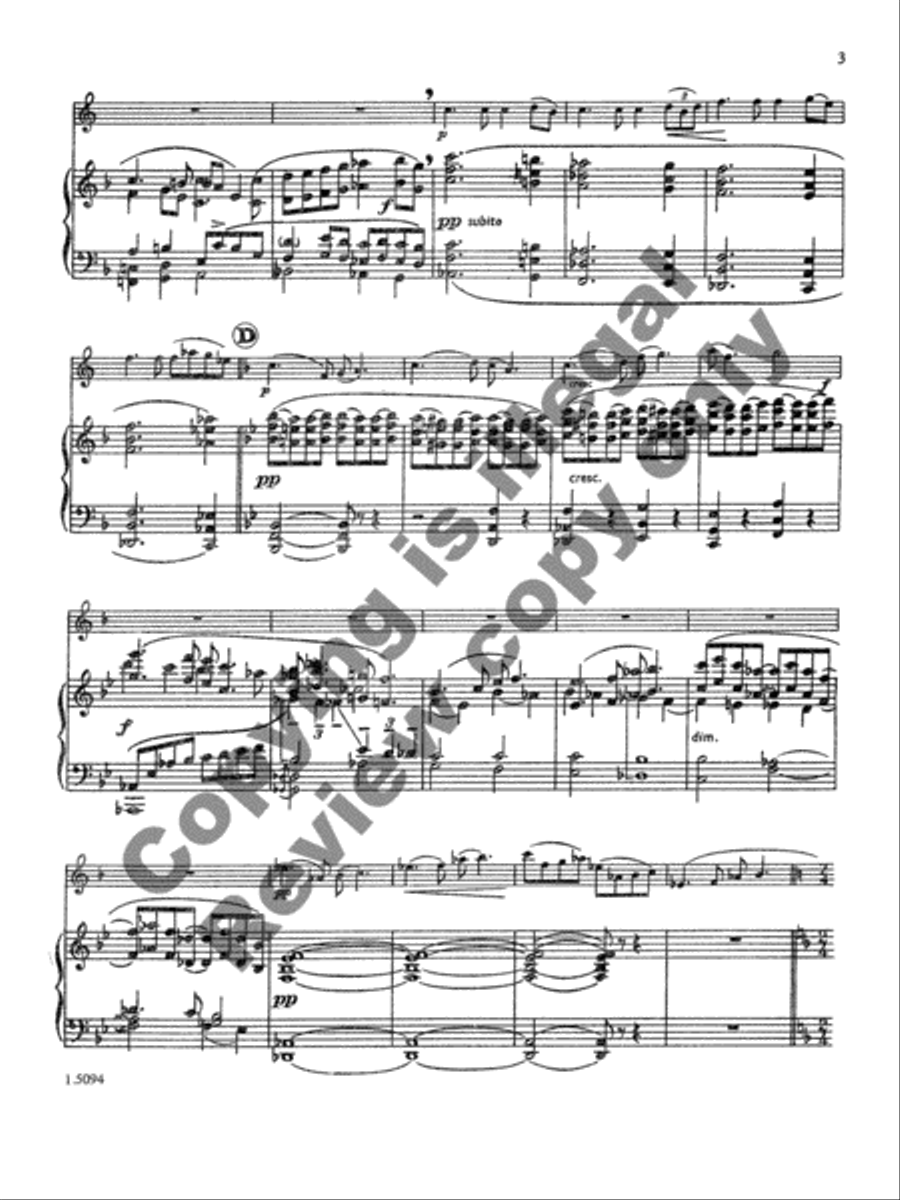 Rhapsody for English Horn & Strings Orchestra scores gallery preview page 10