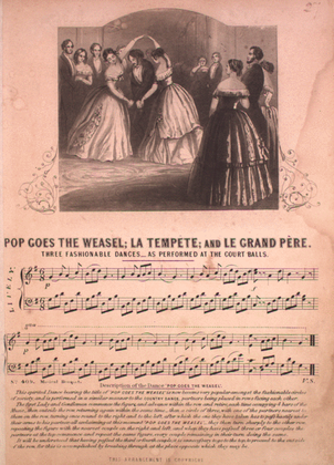 Pop Goes the Weasel; La Tempete; and Le Grand Pere. Three Fashionable Dances