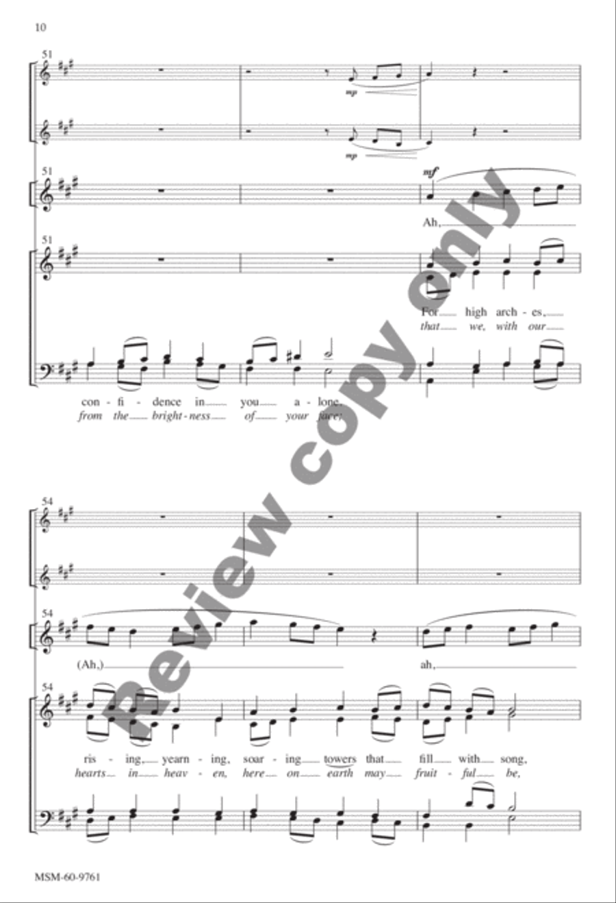 God, Creation's Great Designer: Alleluia! Alleluia! Hearts to Heaven 4-Part scores gallery preview page 10