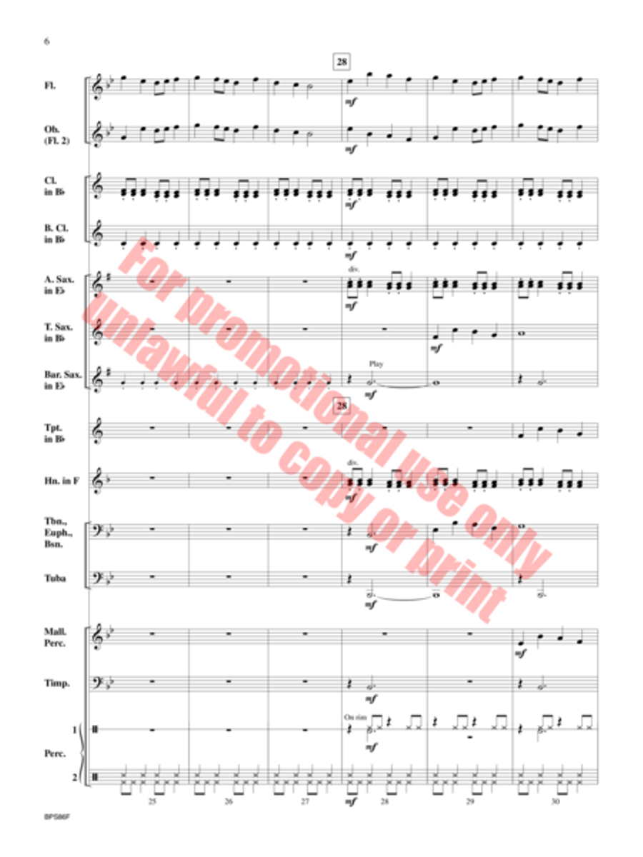 Ethos Concert Band scores gallery preview page 7